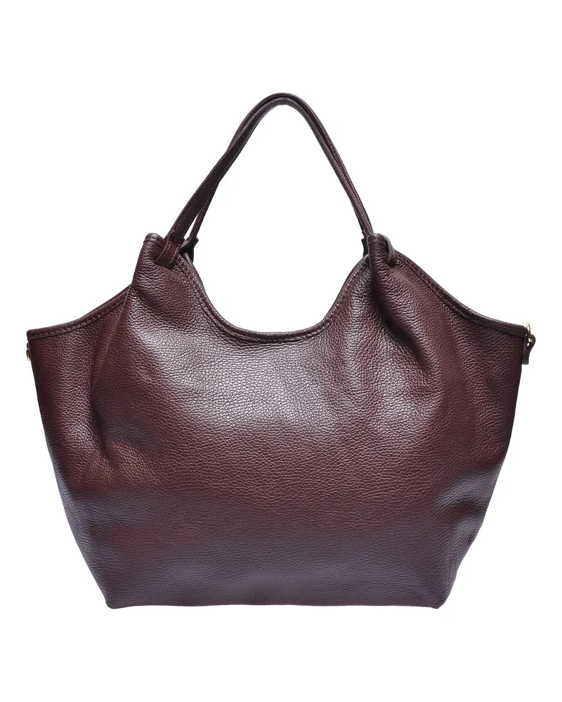 Isabella Rhea Burgund Rindsledertasche Bordeaux