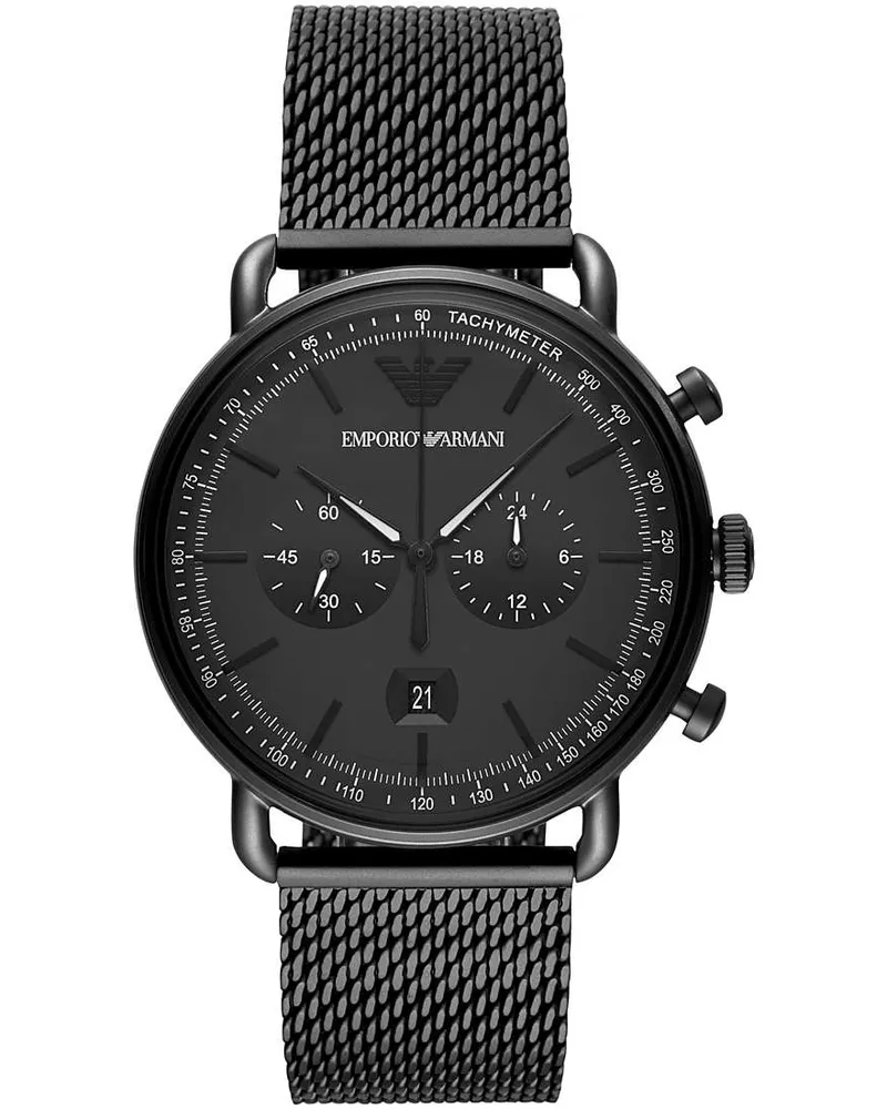 Emporio Armani Herren-Fliegeruhr AR11264 Silber