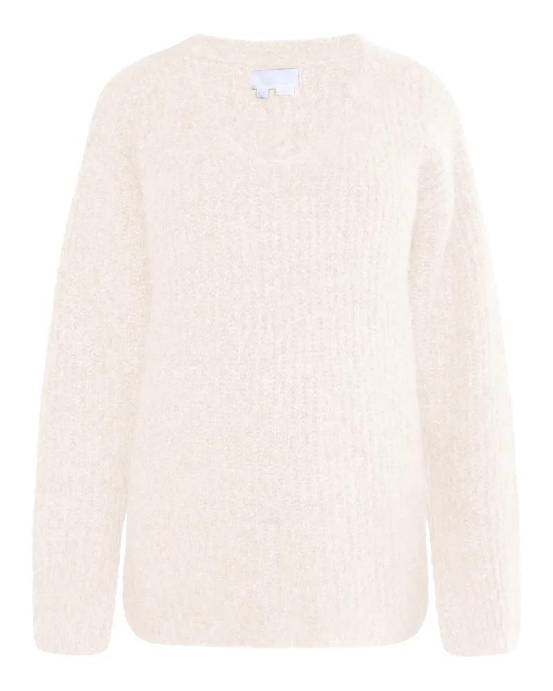 Usha Strickpullover Damen Hellbeige Melange Beige