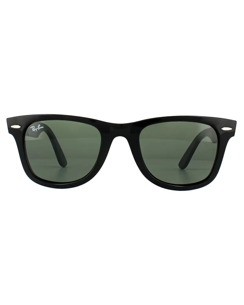Ray Ban Lunettes De Soleil Wayfarer Facilité RB4340 601 Noir Vert G-15 Schwarz
