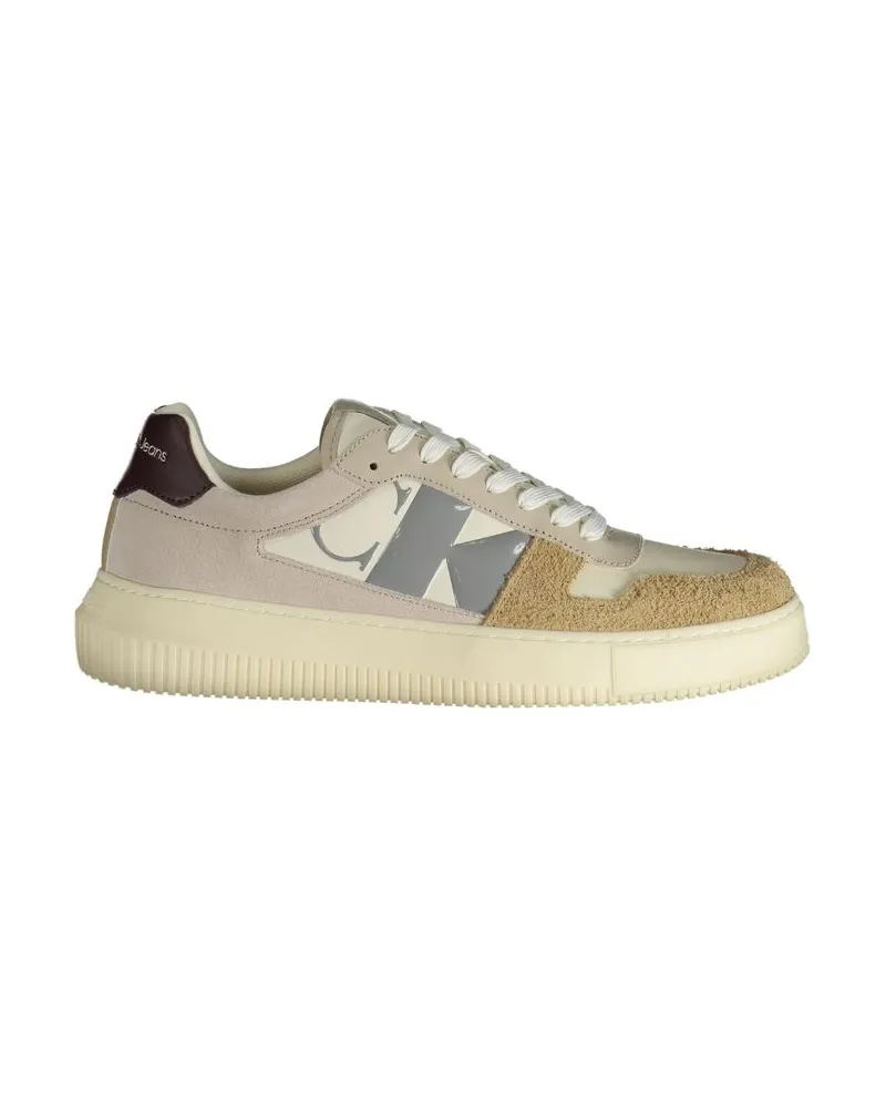 Calvin Klein Kaylee Sneaker im lässigen Stil Beige-Grau Elfenbein