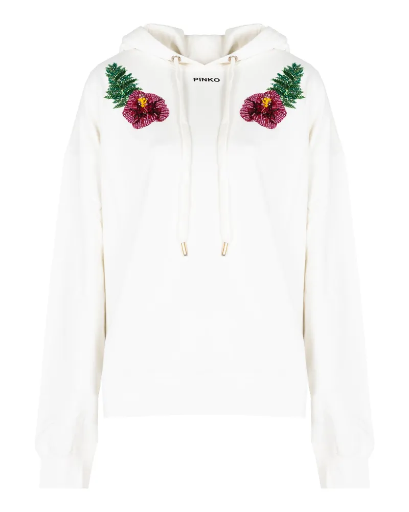 Pinko Sweatshirt Mutato Damen weiß Weiß