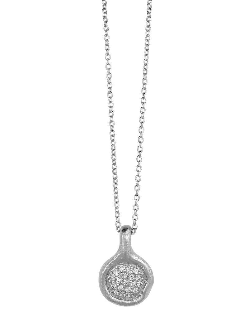 Orphelia Damen-Kette aus 925er Sterlingsilber mit Anhänger – Silber ZH-4849 Silber