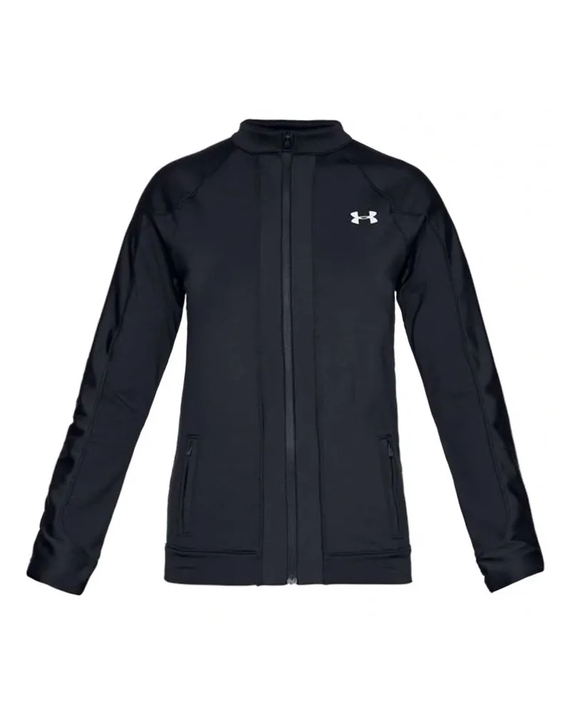 Under Armour Womens Coldgear Run Strick Jacke Fitnessstudio Training Top 1317295 001 Schwarz