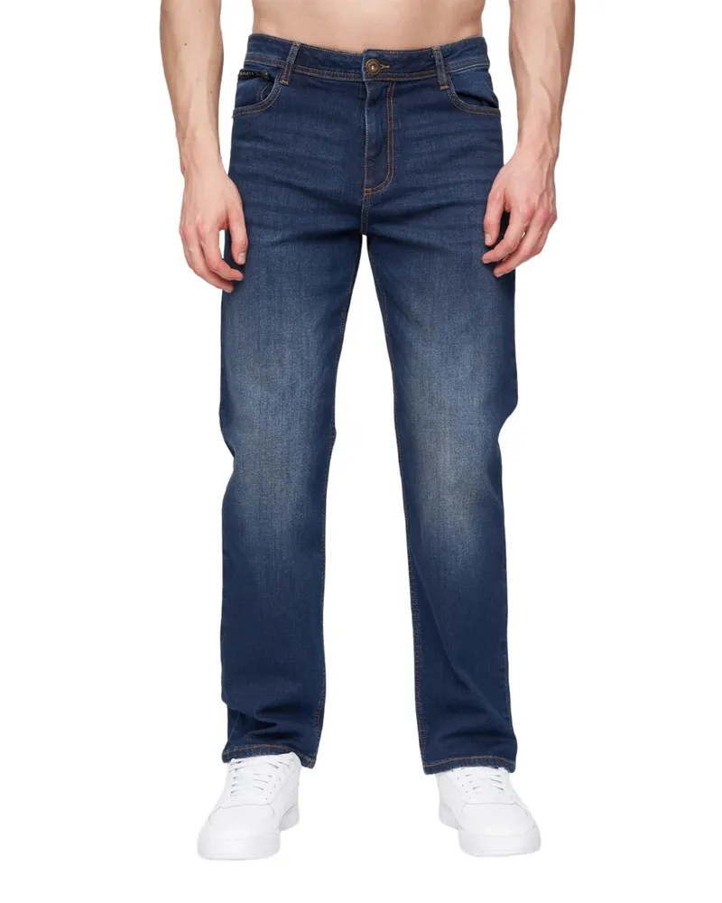 Henleys Breeze" Jeans für Herren (Dunkle Waschung Marineblau
