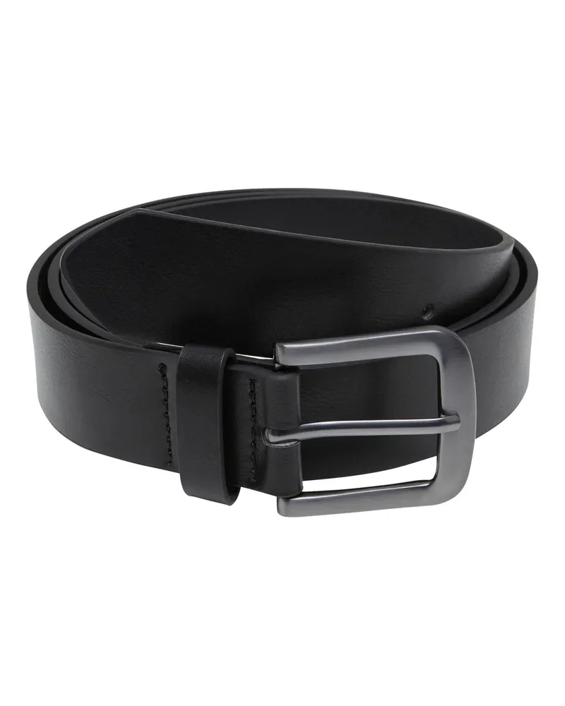 Urban Classics Taillengürtel "Easy", Kunstleder-Herren (Schwarz/Silber Schwarz