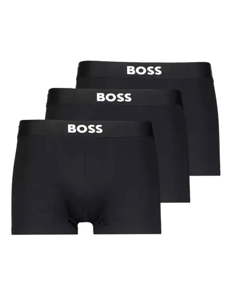 HUGO BOSS Herren-Boxershorts, 3er-Pack, eins B Schwarz