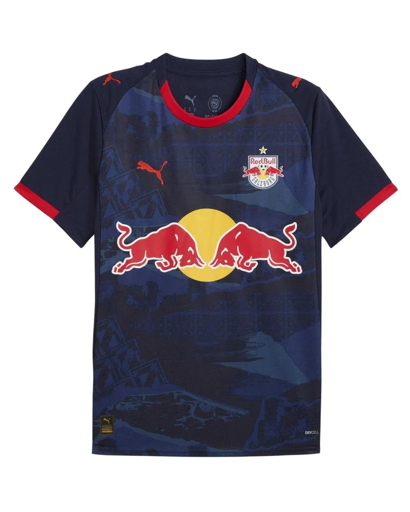 Puma 2025/2026" Auswärts-Trikot für Herren (Marine/Rot Marineblau