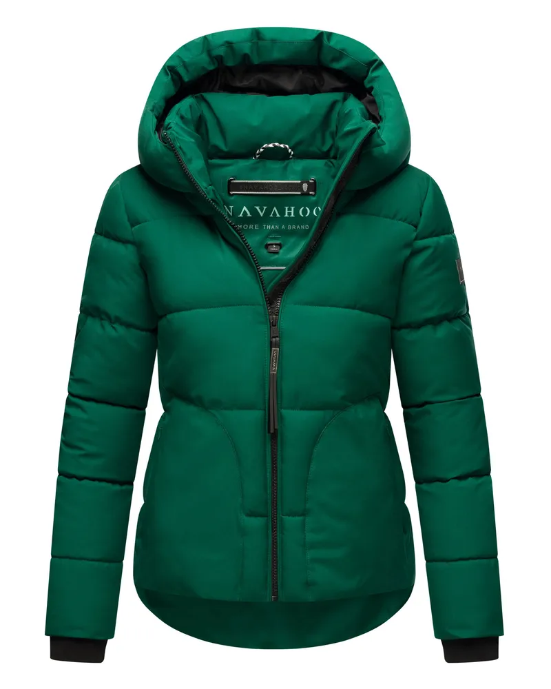 NAVAHOO Lachperle Damen Puffer Jacket – warm & stylisch Grün
