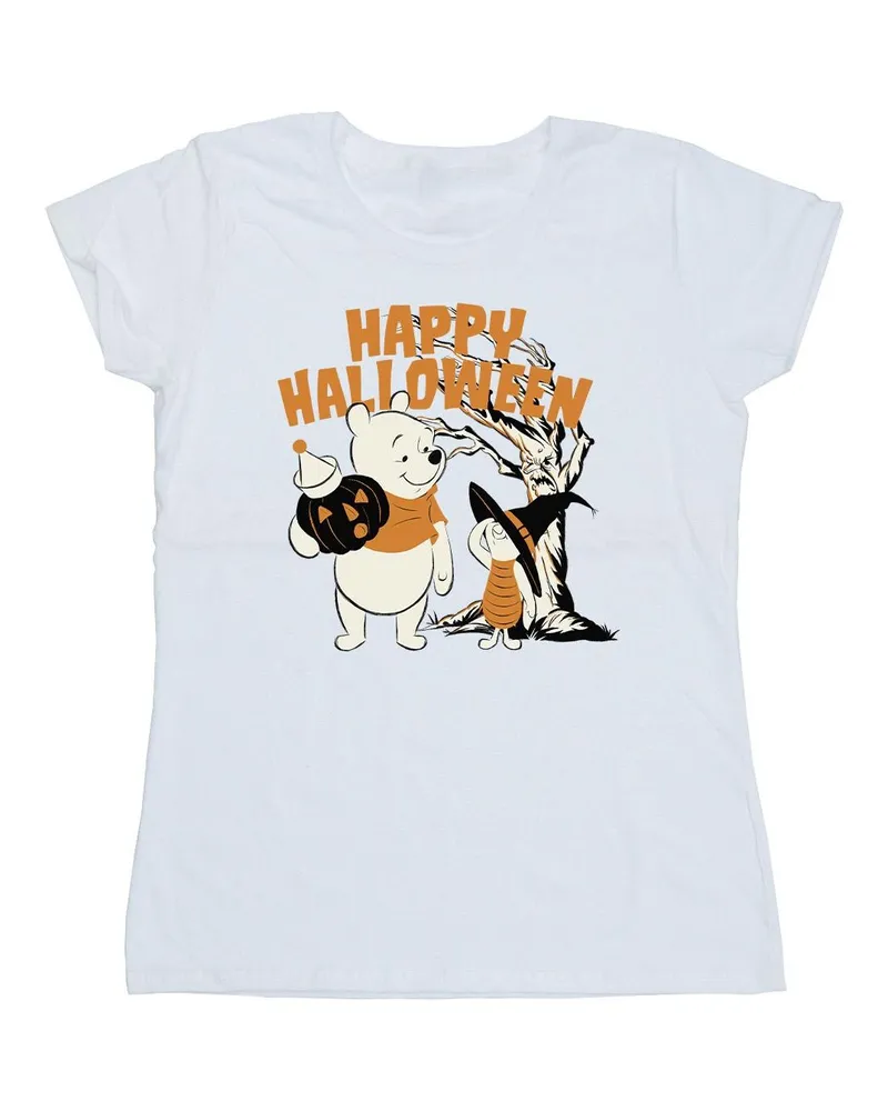 Disney Happy Halloween" T-Shirt für Damen (Weiß Weiß