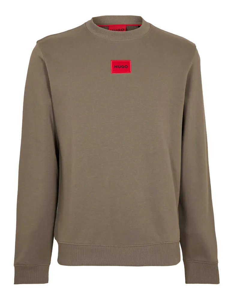 HUGO BOSS Diragol" Sweatshirt für Herren, Rundhalsausschnitt (Mittelgrau Grau