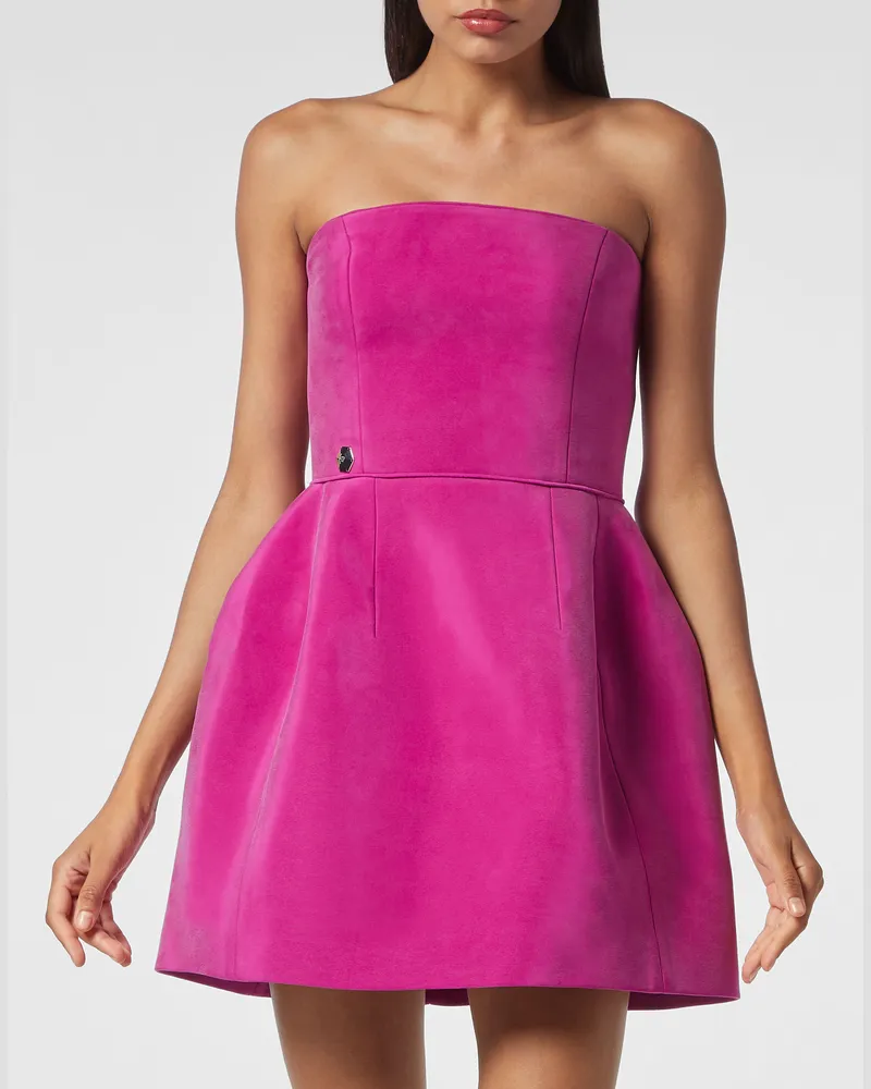 Philipp Plein Minikleid Fuchsia
