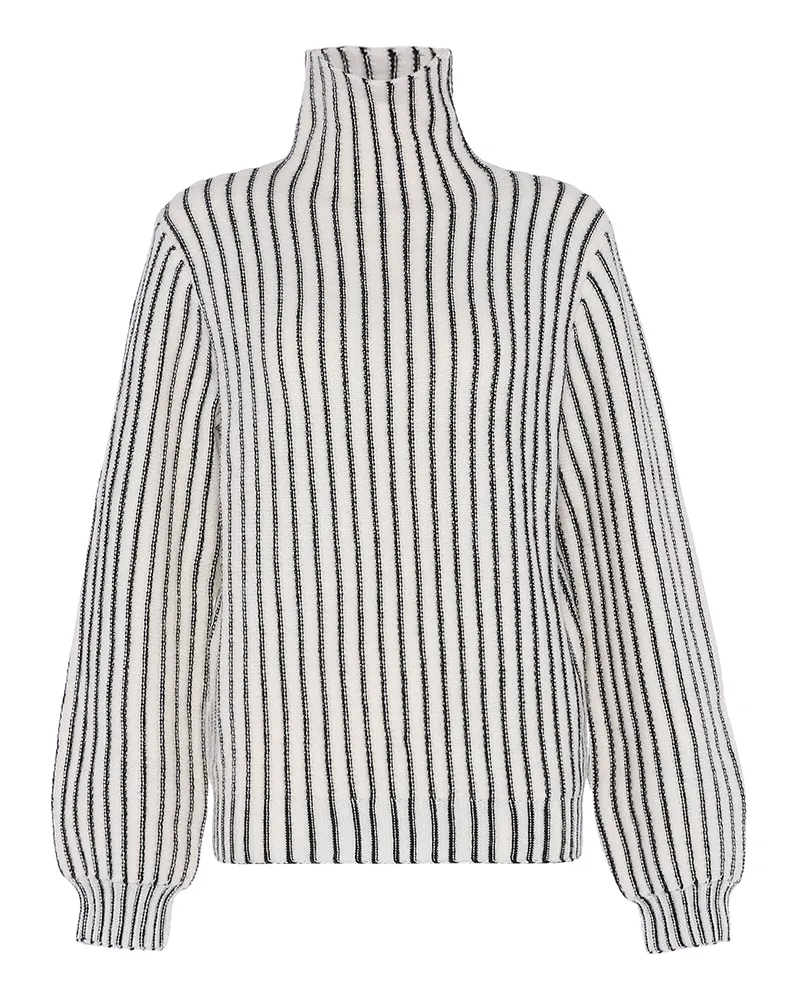 FAINA Pullover Damen Wollweiß Wollweiß