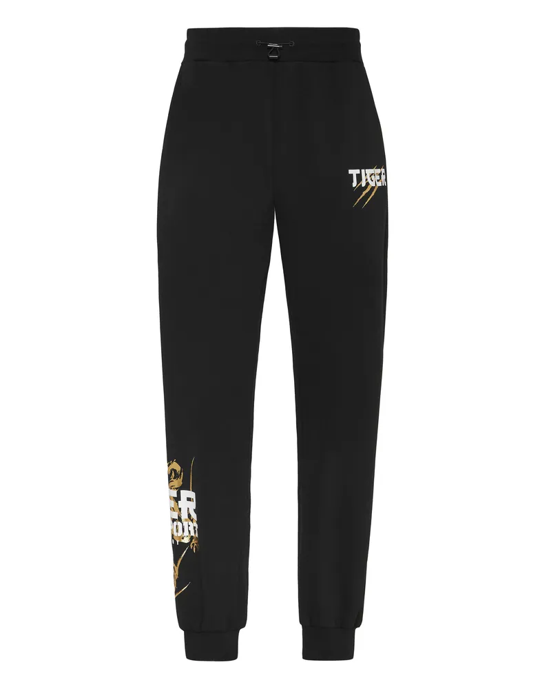 Philipp Plein Jogginghose Tiger Tokyo Schwarz