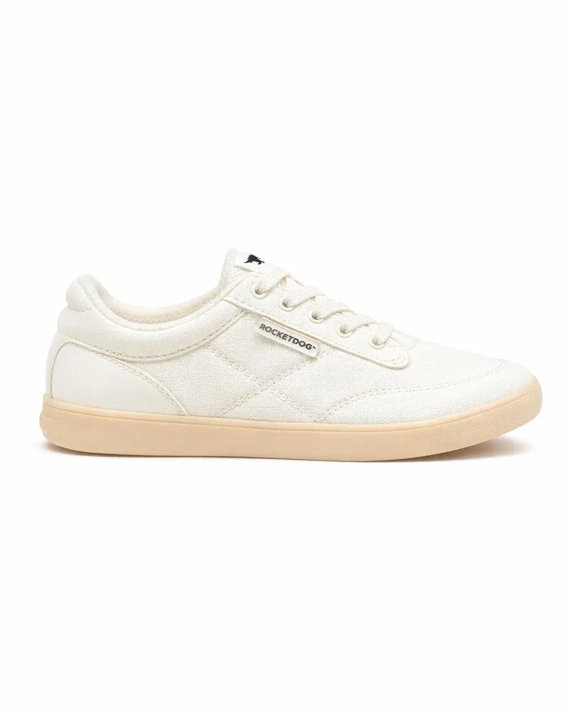Rocket Dog Kitty 12a Canvas/Pu Damen Freizeitsneaker Weiß Weiß