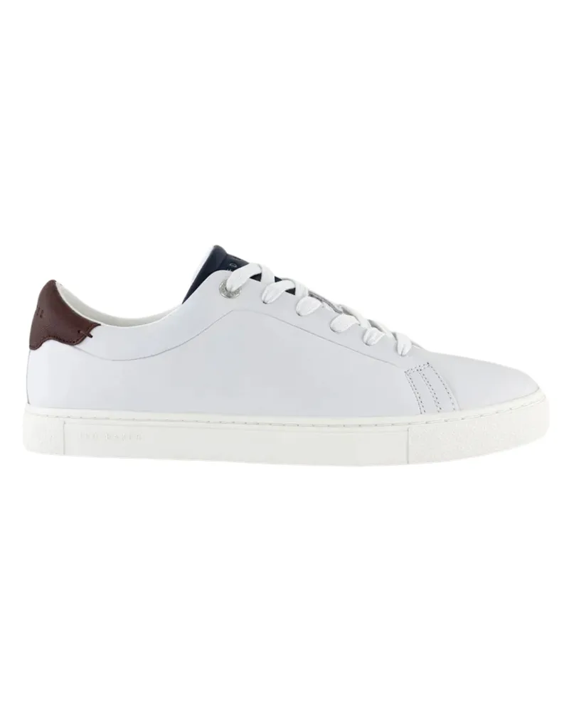 Ted Baker Roberto Sneaker Aus Weißem Leder Weiß