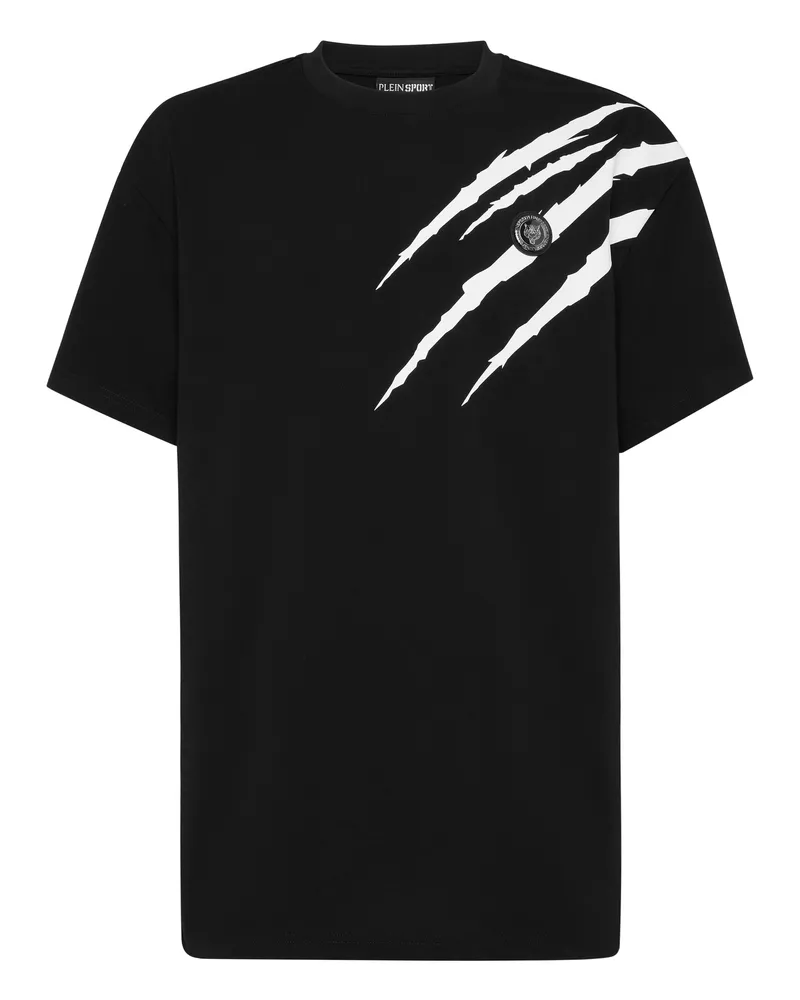 Philipp Plein Regular T-Shirt Scratch Schwarz