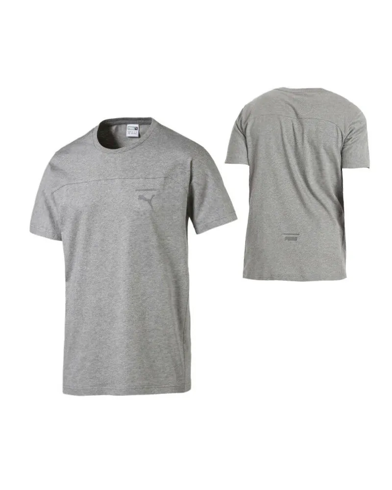 Puma Tempo Primär Tee Herren Top T-Shirt Kurzarm grau 575046 03 A79B Grau