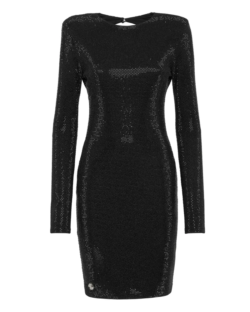 Philipp Plein Abendkleid Schwarz