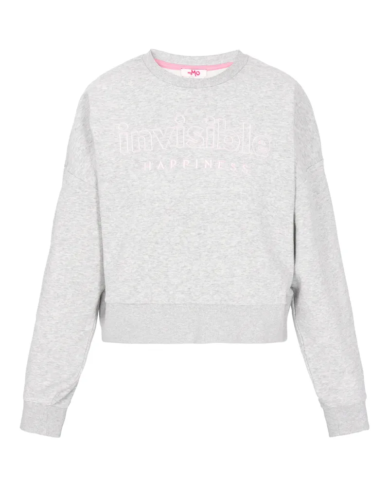 My Mo Sweatshirt Frauen Graumelange Grau