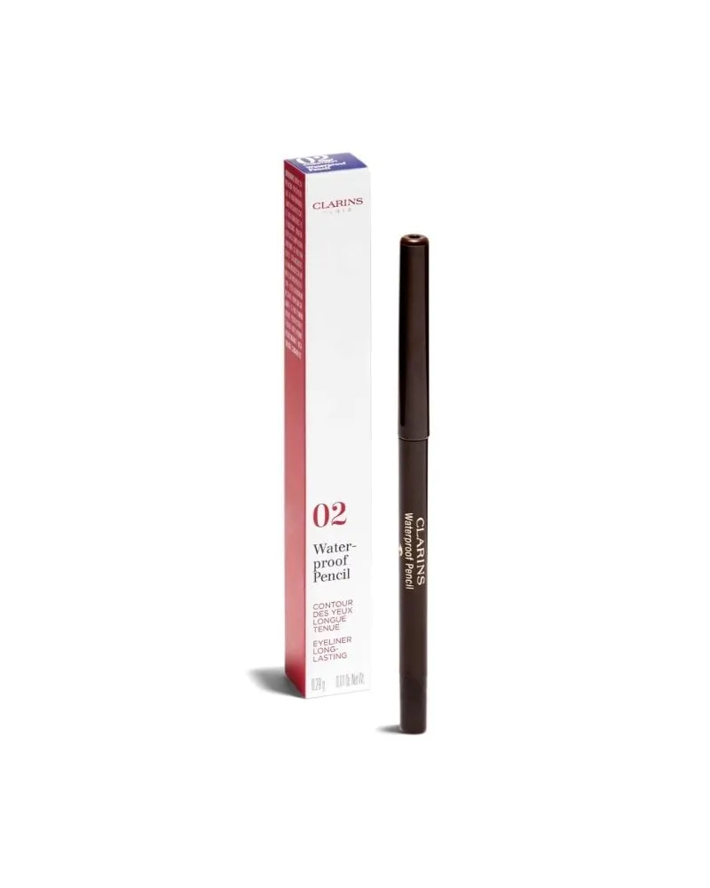 Clarins wasserdichter Kajalstift, 0,3 g - 02 Kastanie 
