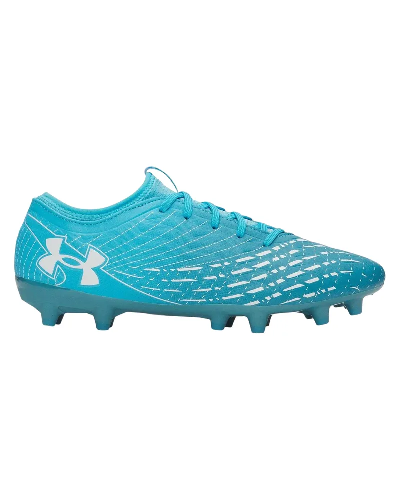 Under Armour Magnetico Elite 5" Fußballschuhe mit festem Boden für Herren (Blau/Weiß Blau