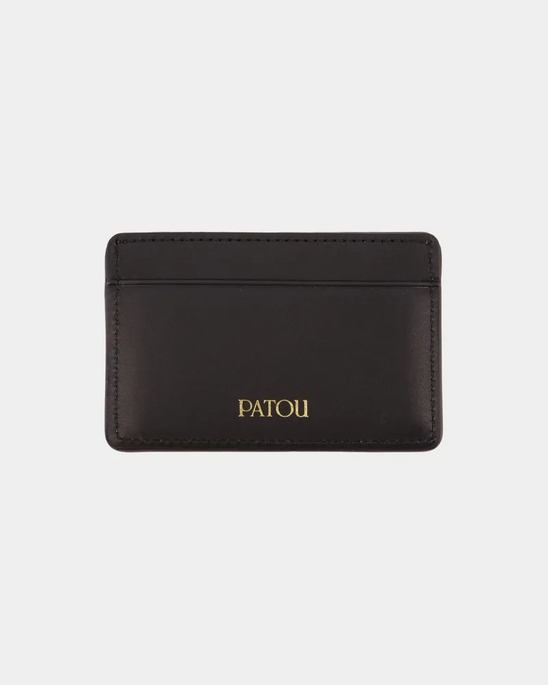 Patou JP Kartenhalter - PATOU - Leder - Schwarz Schwarz