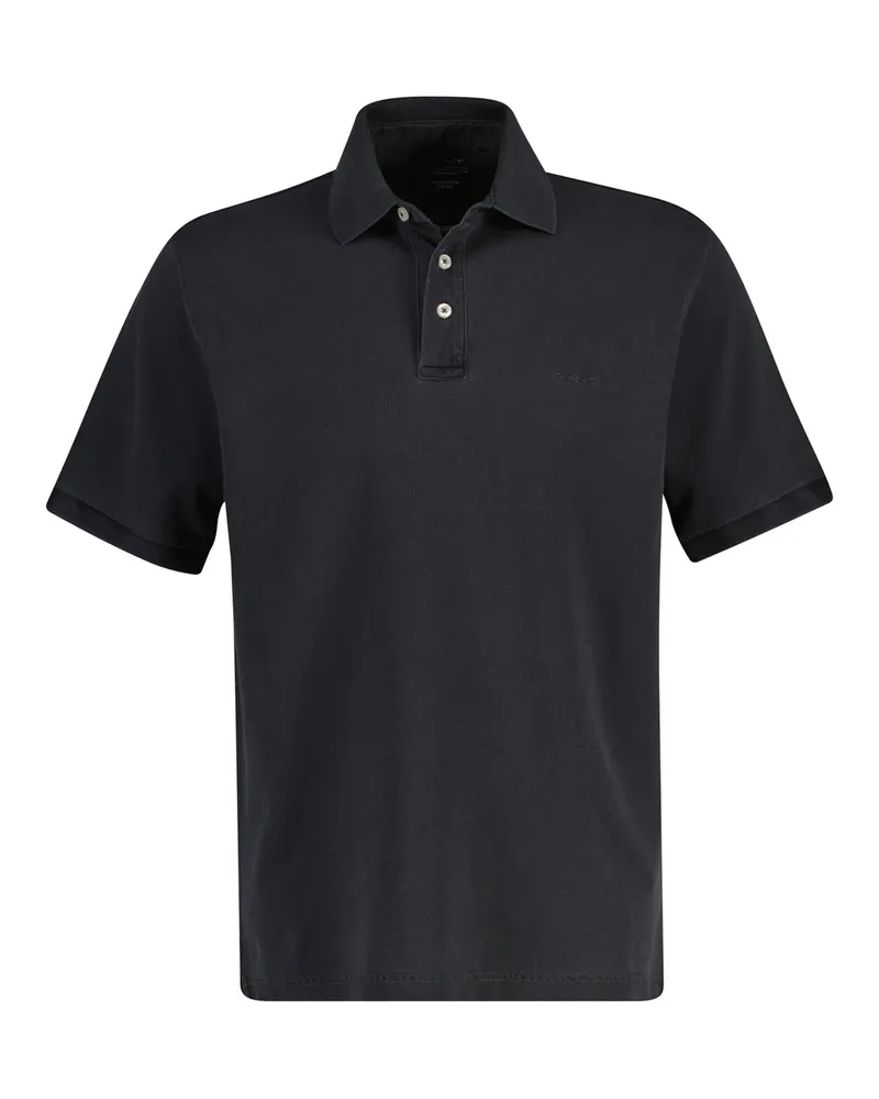 Gant Sunfaded Polo-Poloshirt - Schwarz Schwarz