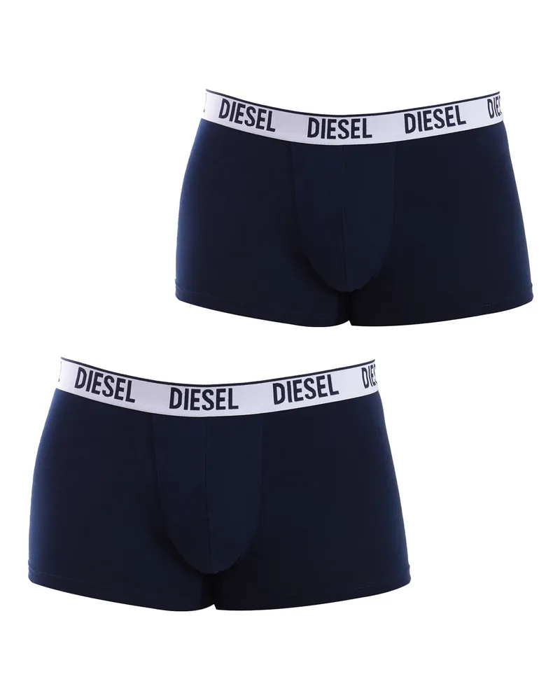 Diesel Pack-2 Boxershorts Cotton Stretch 00S9DZ-0SFAC Herren Blau