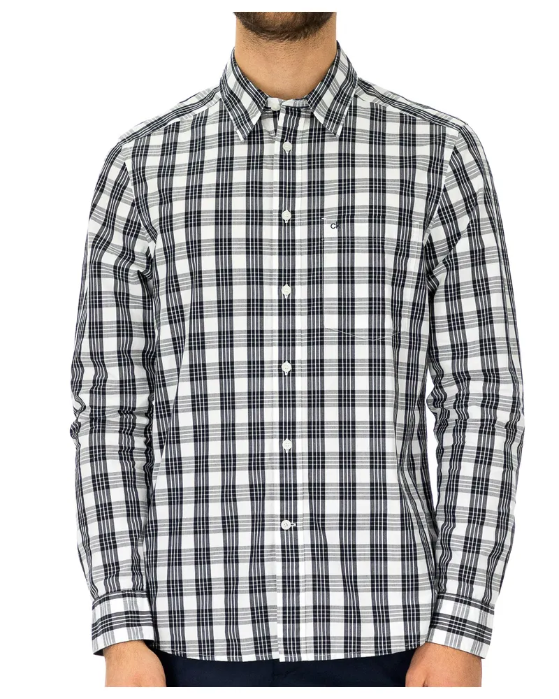 Calvin Klein Männer Kariertes Hemd Multicolor Mehrfarbig