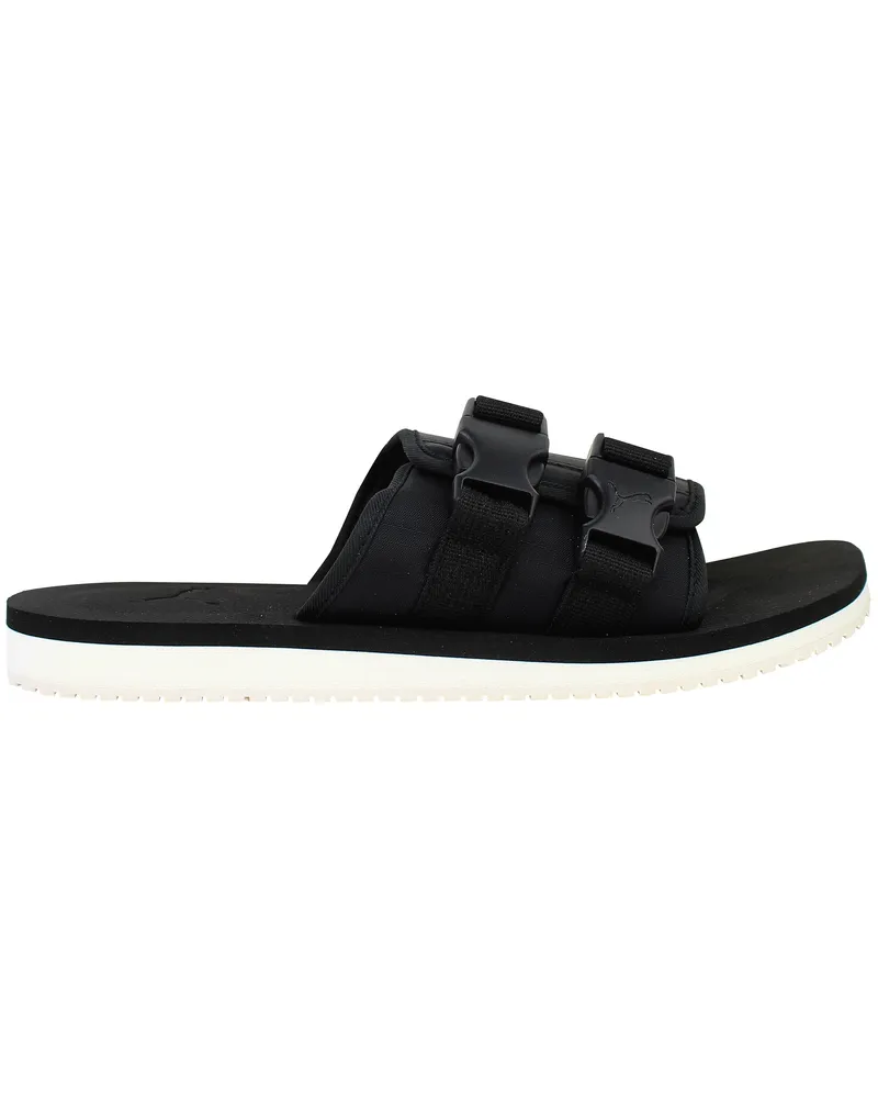 Puma Wilo Lux Nylon Herren Schwarz Slipper Schwarz