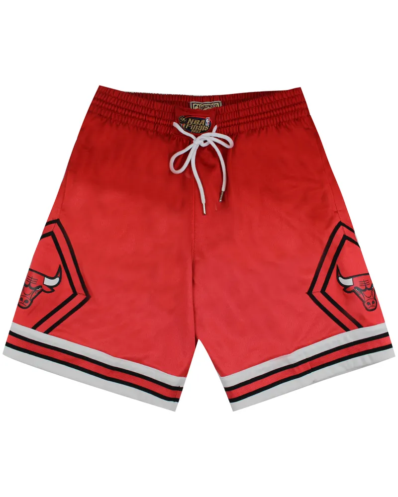 Mitchell & Ness Chicago Bulls Mens Red Shorts Rot