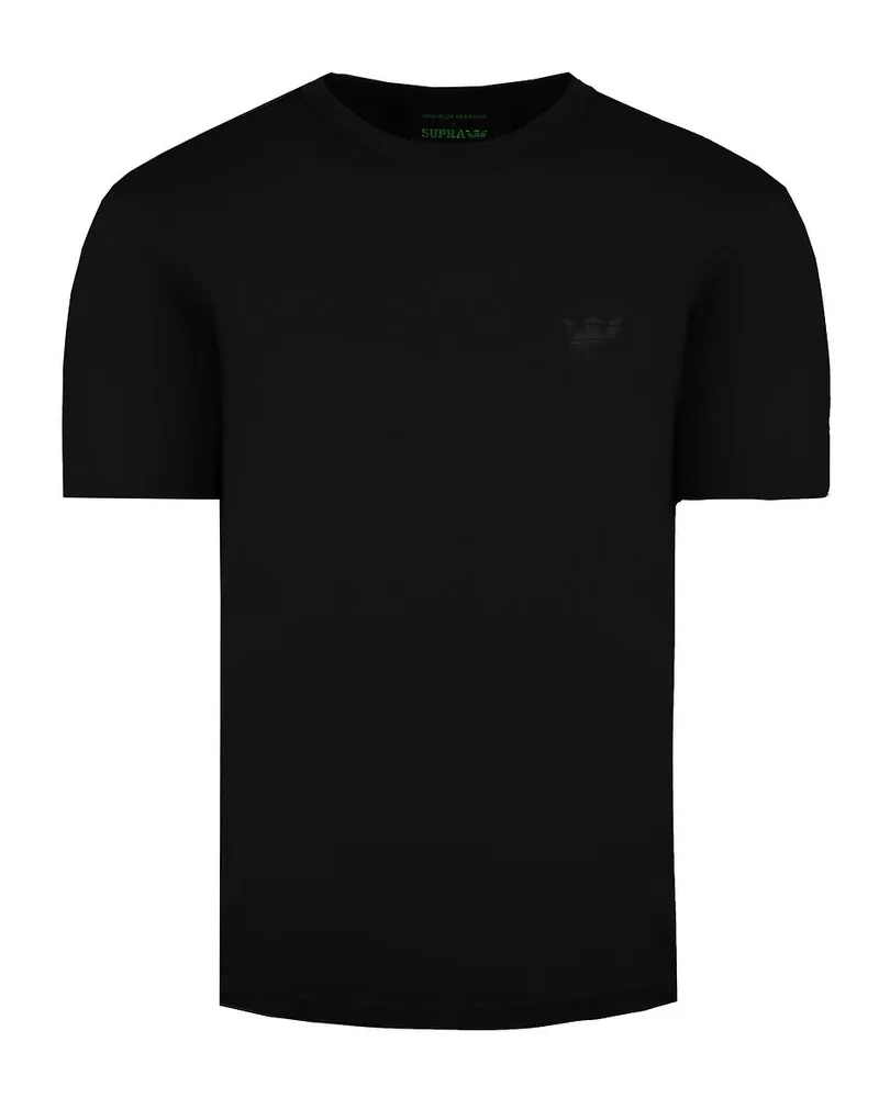 Supra Footwear x Heidi Klum Cochs Kurzarm Crew Crew Neck Black Herren T-Shirt 101901 008 Schwarz