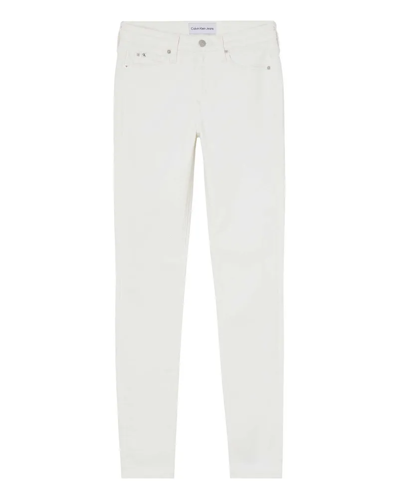 Calvin Klein Jeans Ck Jeans Mid Rise Skinny Weiß