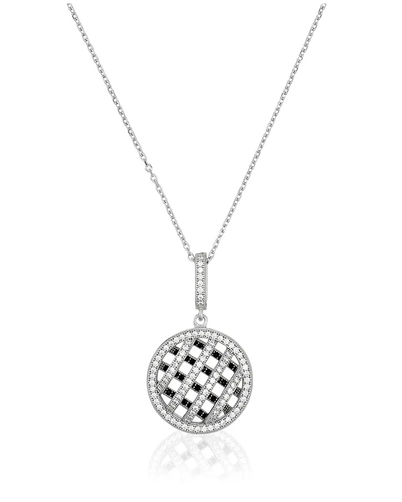 Orphelia Damen-Kette aus 925er Sterlingsilber mit Anhänger – Silber ZH-4836 Silber