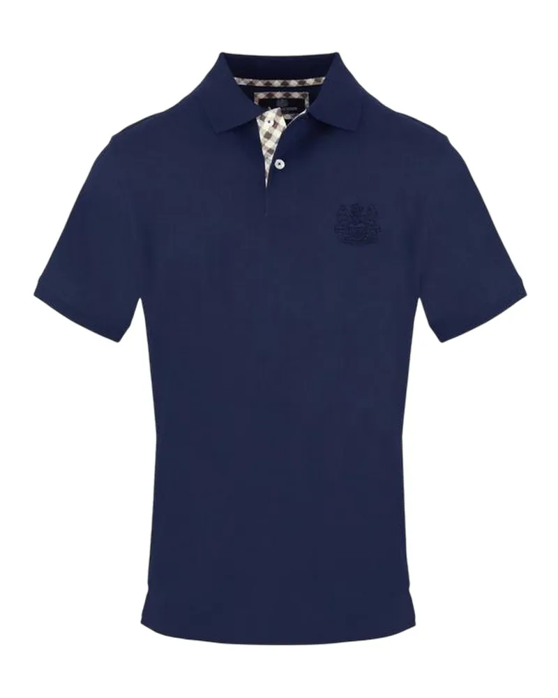 Aquascutum Poloshirt für Herren (Marine Marineblau