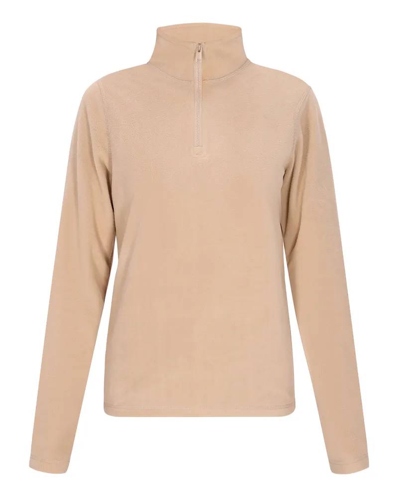 My Mo Fleecepullover Damen Beige Beige