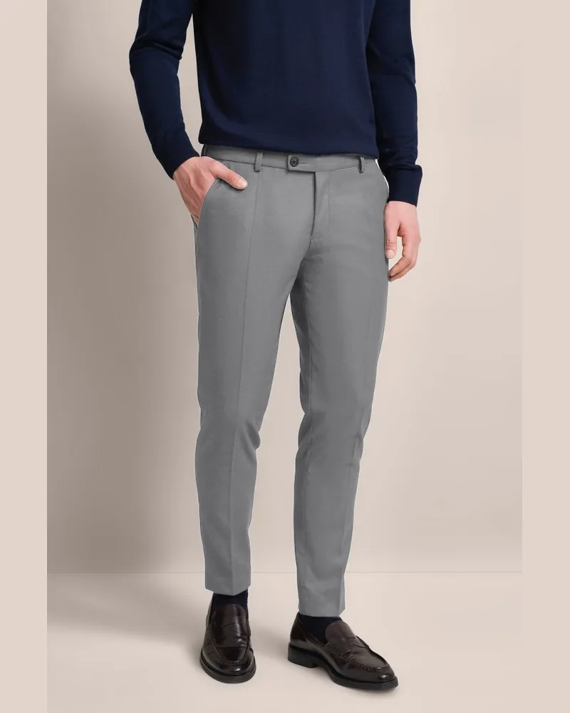 Bugatti Herren Freizeithose mit moderner Form Grau