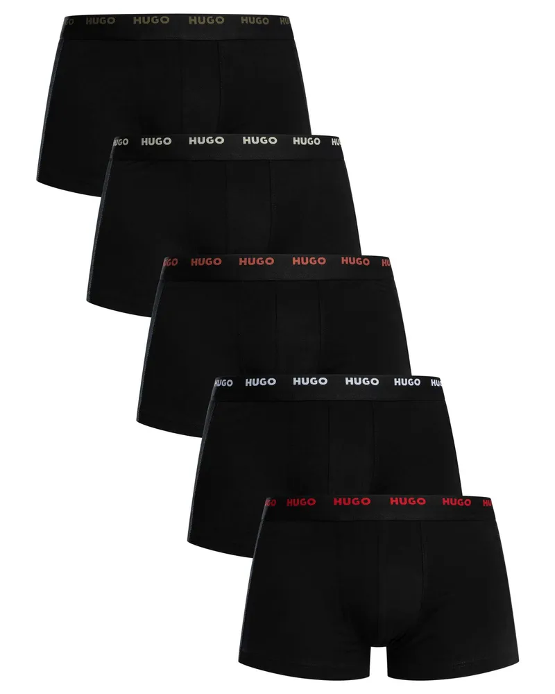 HUGO BOSS 5 Pack Koffer, Schwarz Schwarz
