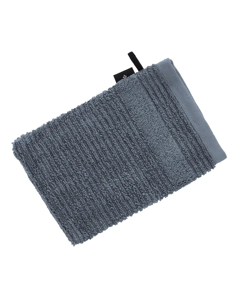 Vossen Frotteehandtuch Waschhandschuhe "Tomorrow" (Dunkelgrau Grau