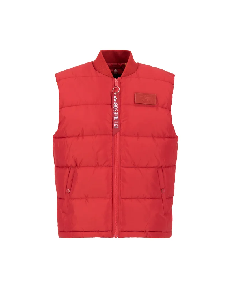 Alpha Industries Puffer Light Weight Vest Rot