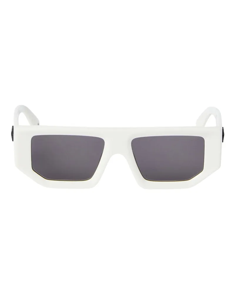 OFF-WHITE Off White - "Vancouver" Rechteckig-Sonnenbrille für Damen (Naturweiß Wollweiß