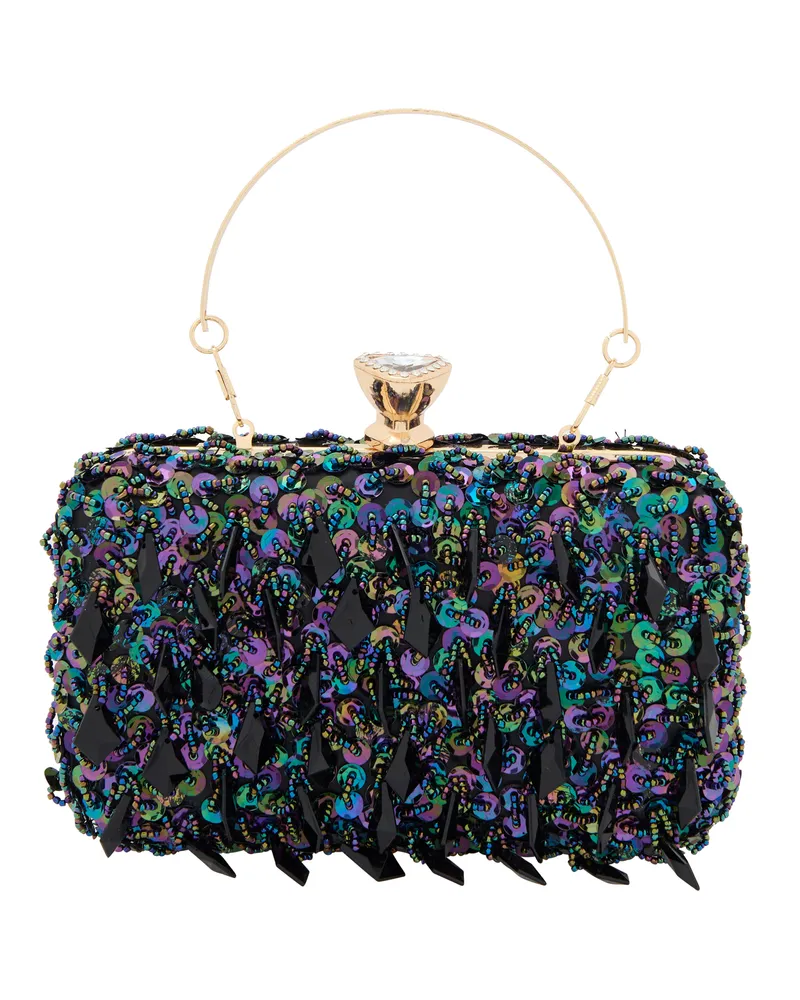 FAINA Minaudière Minaudière Frauen blau mehrfarbig Blau