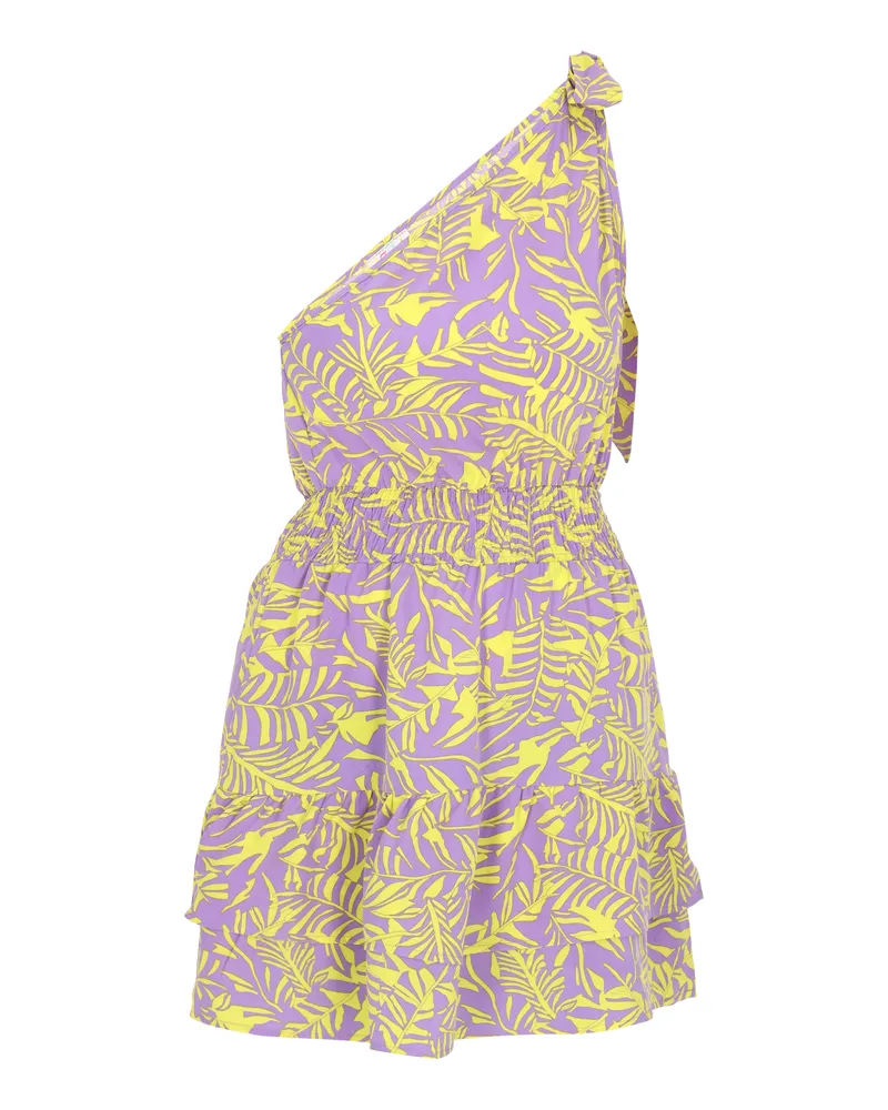 IZIA Kleid Frauen violett mehrfarbig Mehrfarbig