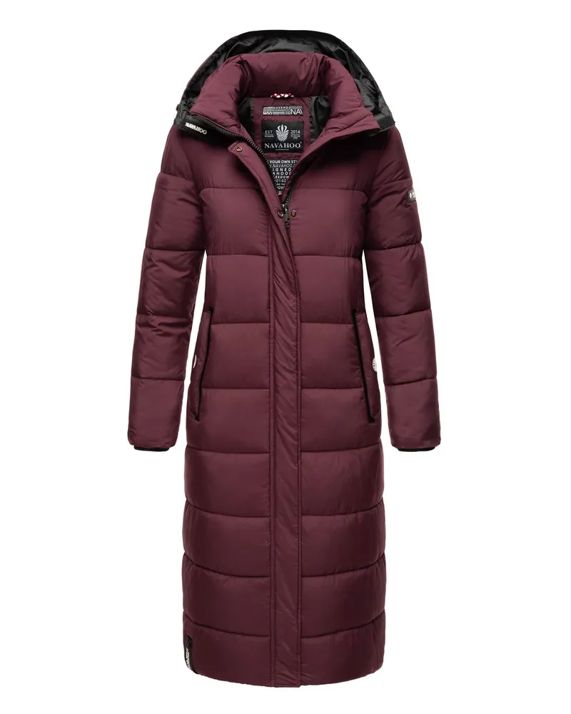 NAVAHOO Isalie Damen Winter Steppjacke – warm, stylisch & wasserabweisend Rot