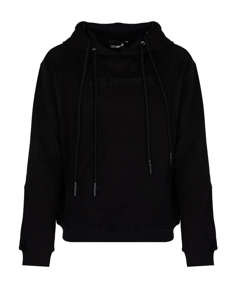 Les Hommes Sweatshirt Amaretta Herren schwarz Schwarz