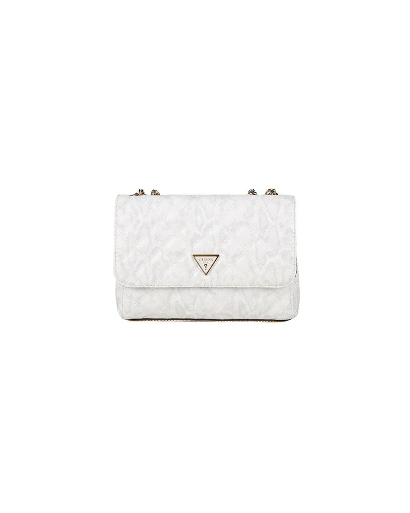Guess Schultertasche Off White Weiß
