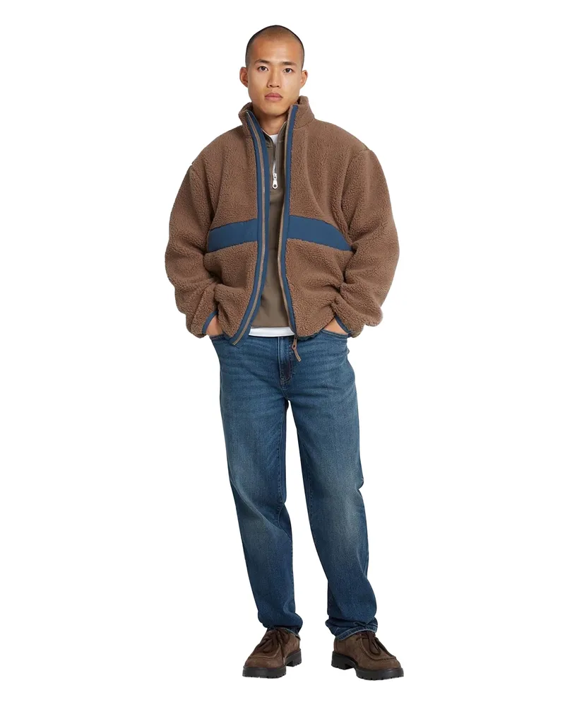 Farah 1920 Elias" Sweatshirt für Herren, Durchgehender Reißverschluss, Regulär (Grau Grau