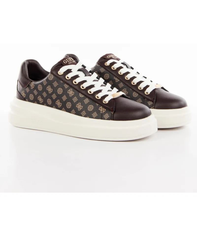 Guess Damen-Sneaker Elbina Braun