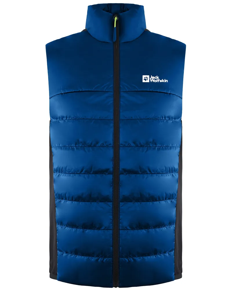 Jack Wolfskin Morobbia Herren Blaue Weste Blau